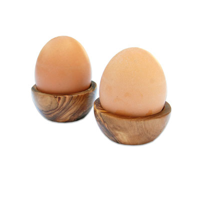 Eierbecher Olivenholz