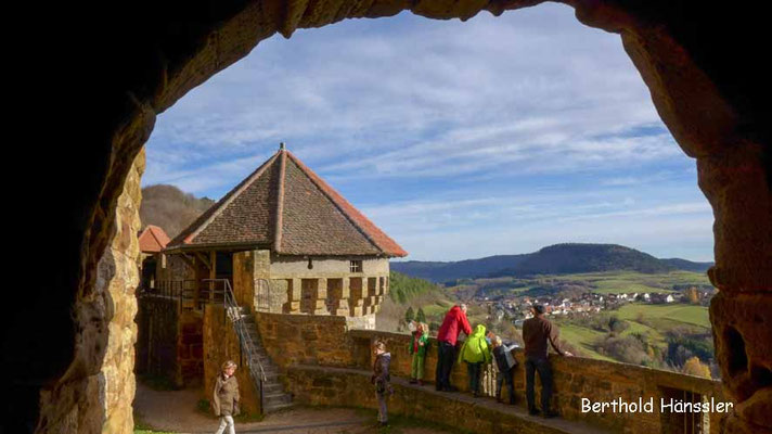 Blick von der Ruine Hohenrechberg