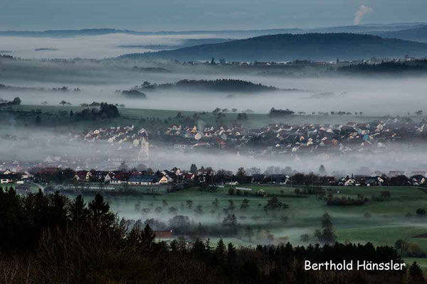 Blick von der Spielburg am Hohenstaufen auf Wäschenbeuren