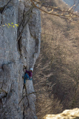 November 2020 - Kletterin am Grünen Felsen bei St. Johann