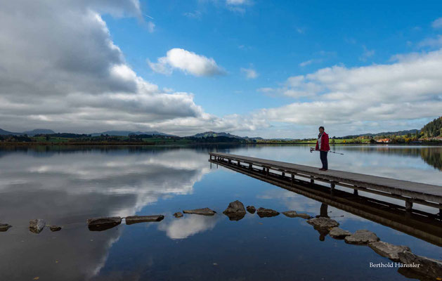 Oktober 2025, Allgäu, Hopfensee