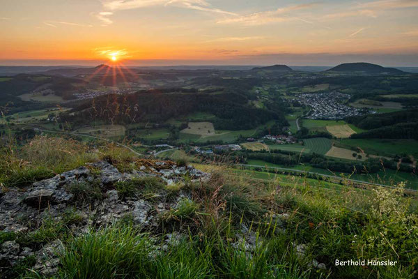 Juni 2022 Sonnenuntergang am Messelstein