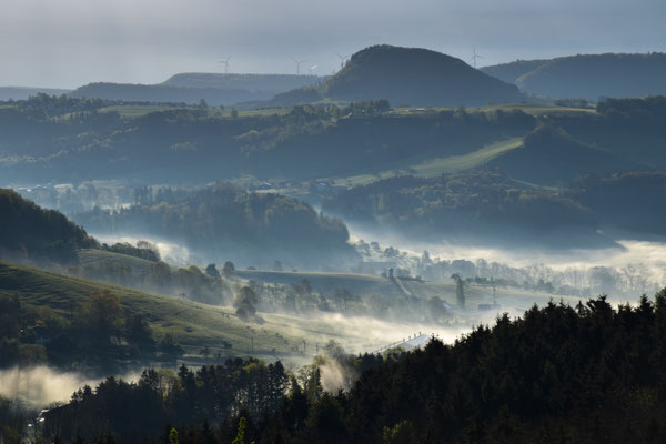 Morgenstimmung - Blick von Hohenstaufen zum Stuifen