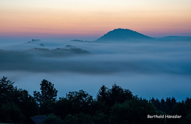August 2021, Morgenstimmung am Hohenstaufen