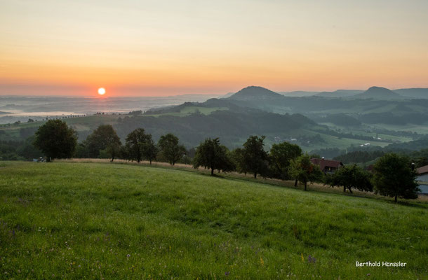 Juli 2021, Morgenstimmung am Hohenstaufen