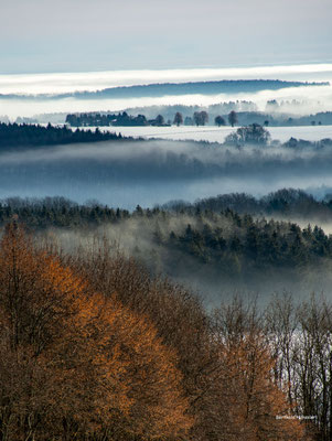 Dezember 2021 - Blick vom Messelstein Richtung Ostalb