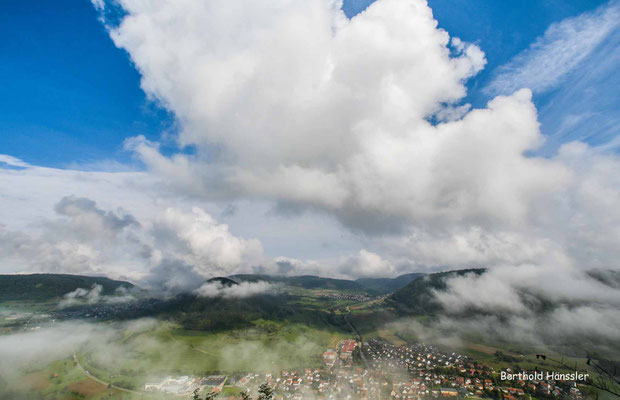 September 2020, Nebelmeer im Oberen Filstal  