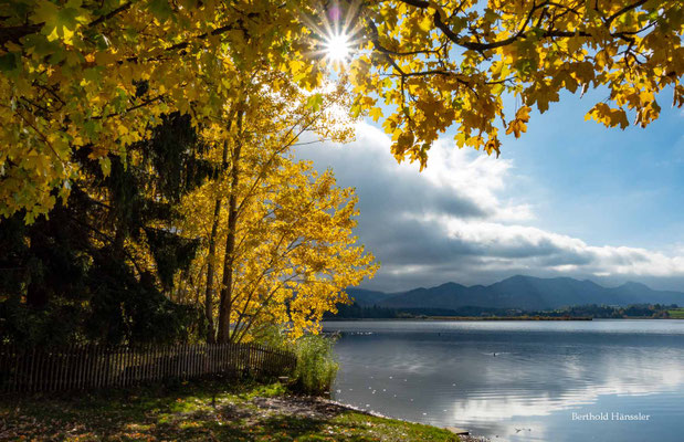 Oktober 2025, Allgäu, Hopfensee