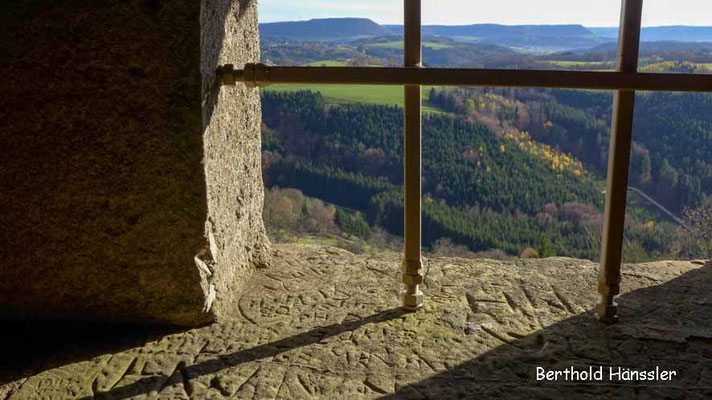 Blick von der Ruine Hohenrechberg