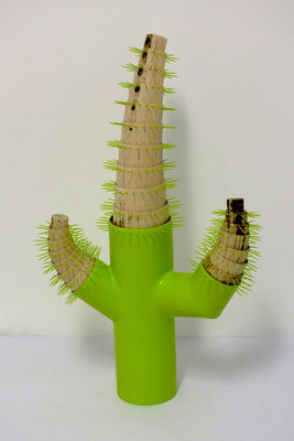 Kaktus 2013, Esche PVC, 90x40x20cm