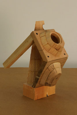 Pragmatismus, 2015, Holz, 15x30x40cm