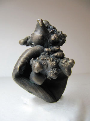 Flow Field Visualisation, 2011, Bronze, 10x10x10cm