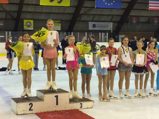 Julie Mertens 6de op het Vlaams Kampioenschap 2016.