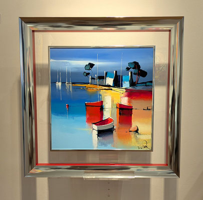 La pointe des pins  40 X 40 cm (encadré 61x61 cm)