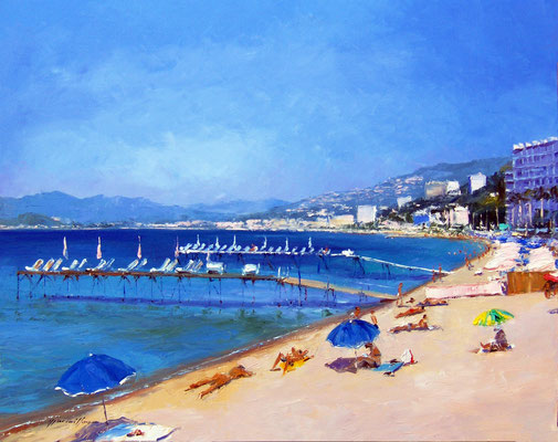 Baie de Cannes  92 X 73 cm