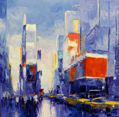 New York 9  - 80 X 80 cm