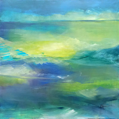Campanule  80 X 80 cm