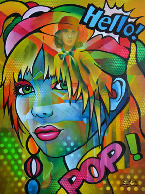 Hello  61 X 46 cm