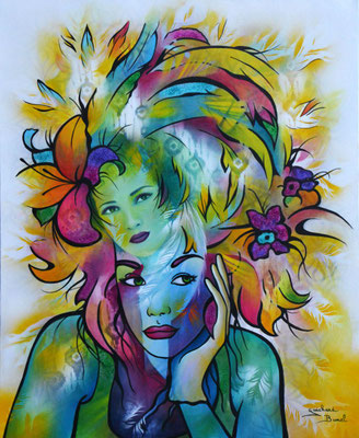 Mince alors !  73 X 60 cm