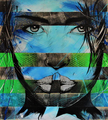 Portrait  H 69 X 62 cm
