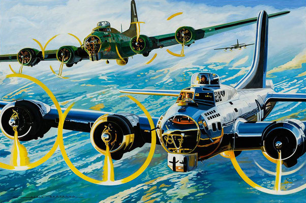 Retour de mission  150 X 100 cm