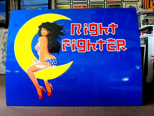 Nose Art - Night Fighter  160 X 120 cm
