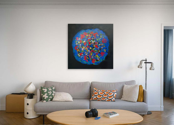 Genèse 100 X 100 cm / 82607A