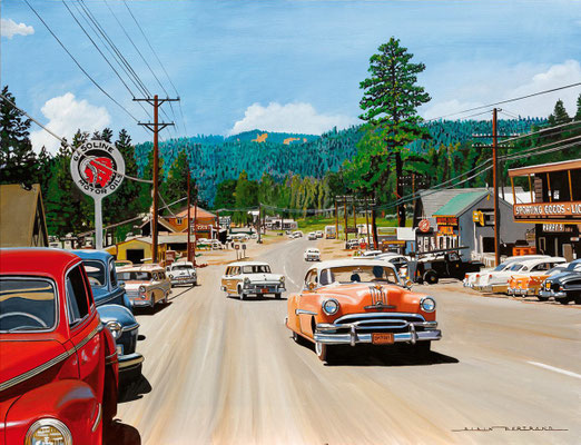 Traveling in Vermont  92 X 73 cm 30F