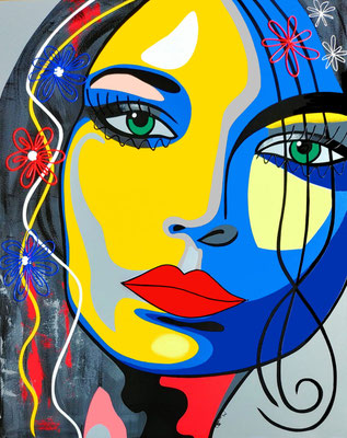 Eye to Eye  100 X 80 cm