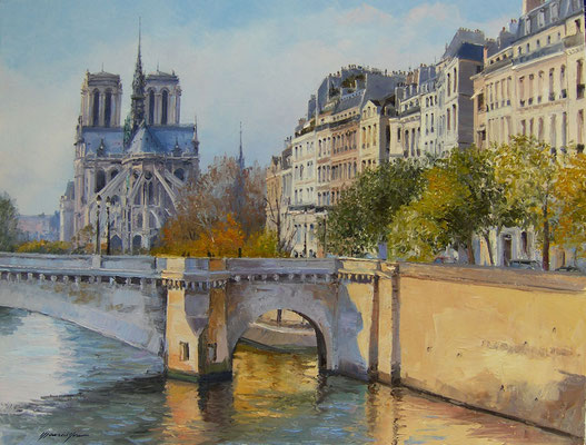 Pont de la Tournelle  116 X 89 cm