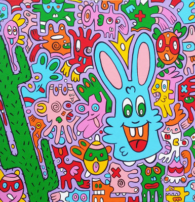 40 X 40 cm Acrylique sur toile chassis 5 cm #4