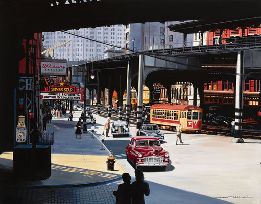 Bowery trolley  130 X 97 cm 