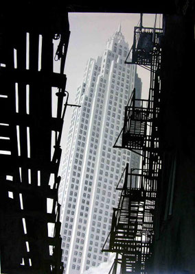 Empire state  130 X 97 cm