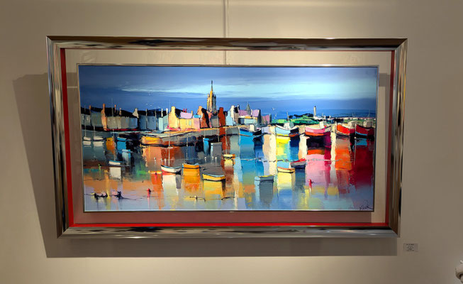 Roscoff  120 X 60 cm avec cadre 141x81cm