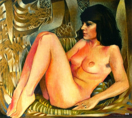 Iris, 1978, Öl auf Leinwand, 58 x 65 cm • Ιρις, Ακρυλικά σε μουσαμά