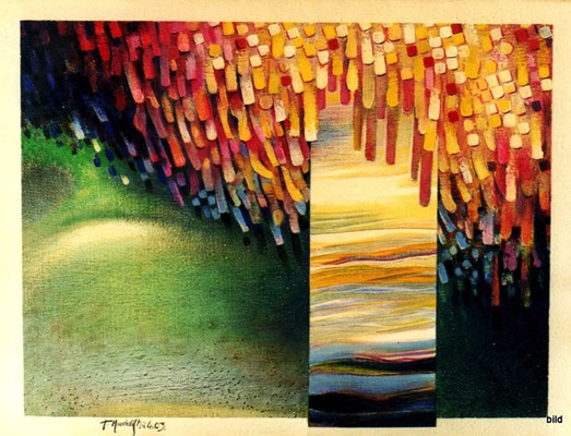 Landschaft, 2005, Acryl auf Leinwand, 50 x 60 cm • Τοπίο, Ακρυλικά σε μουσαμά