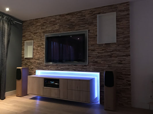 Eiken tv meubel