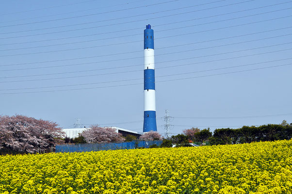 07.都田連合町内会　農業専用地区と都筑工場煙突