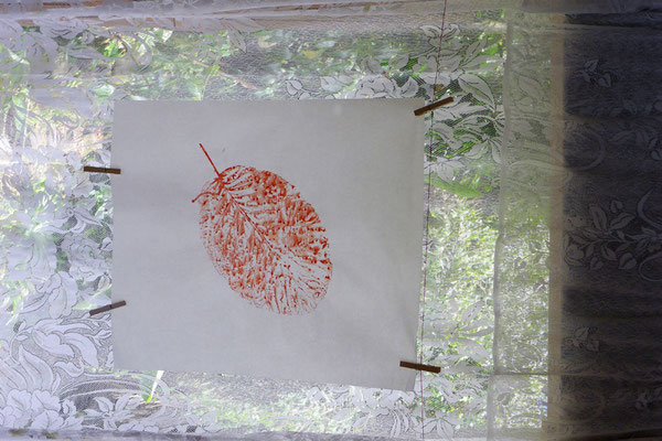 Empreinte  /Rouge/Photo Caroline Delannoy