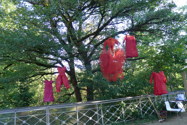 ROUGE Installation Caroline Delannoy  Le Réservoir St Férréol