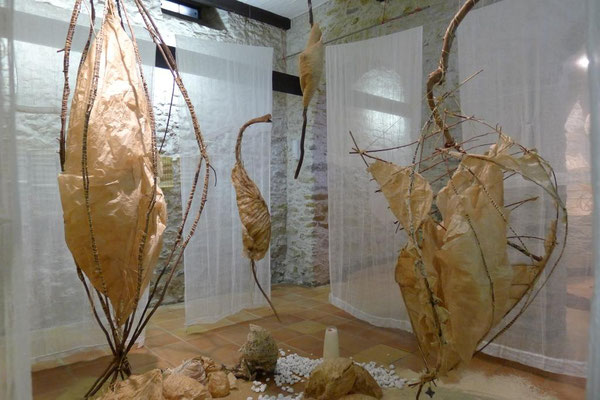 Chambre des Cocons Installation Galerie Sibra Castelnaudary - Caroline Delannoy 