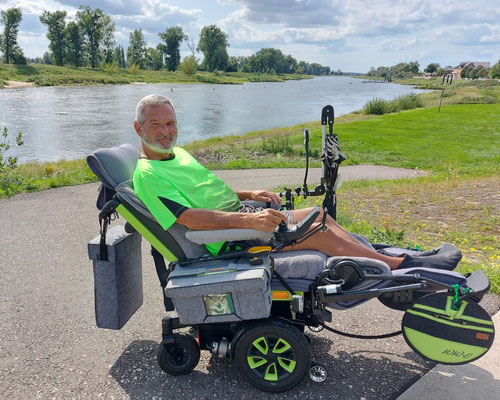am e-Rollstuhl