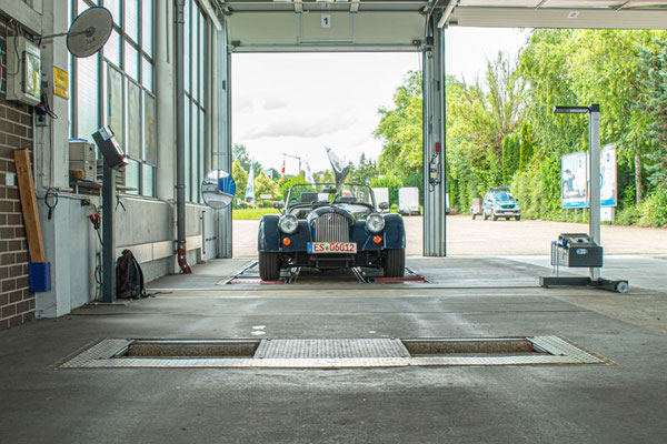 Morgan V8-Umbau auf dem Prüfstand