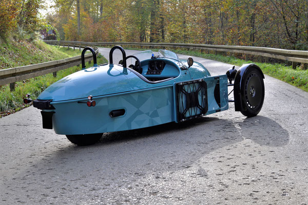 Super 3 Merz & Pabst Vorführwagen Heck