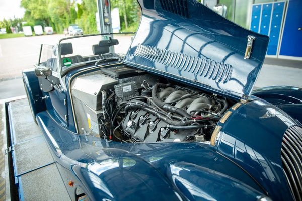 V8-Umbau in einen Morgan Roadster