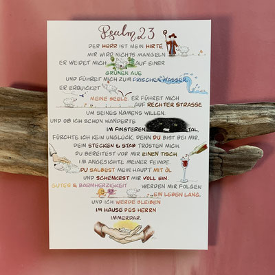 KU09 Psalm 23 (Größe DinA5)