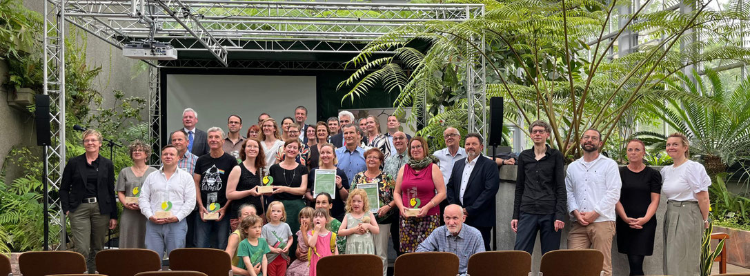 26.06.2025: Preisverleihung Umwelt-Sonderpreis "Tourismus" des Landes Sachsen-Anhalt in den Magdeburger Gruson-Gewächshäusern