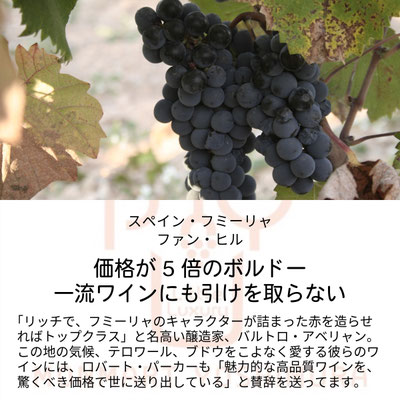 ファン・ヒルのワインの評価