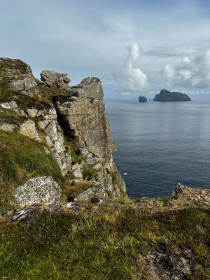 The highest cliffs in Europe are home to Atlantic seabirds