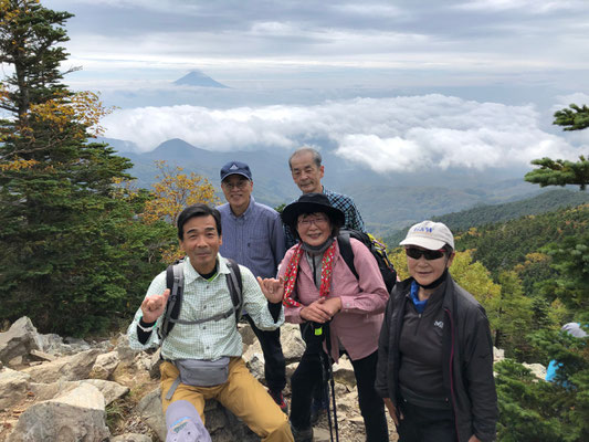 金峰山、朝日岳